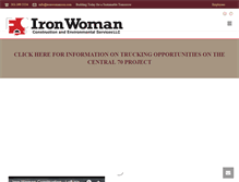 Tablet Screenshot of ironwomancon.com